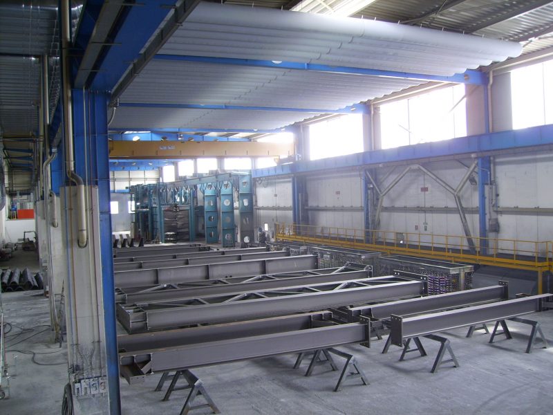 impianto di verniciatura carpenteria MAEG