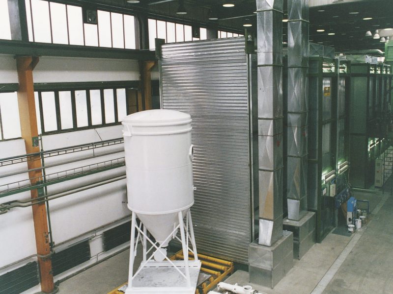 A - impianto di verniciatura silos