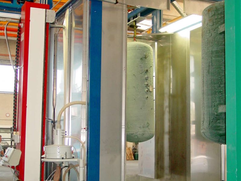D - impianto di verniciatura a polvere METALTANK